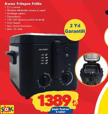 AWOX FRİTOPRO FRİTÖZ